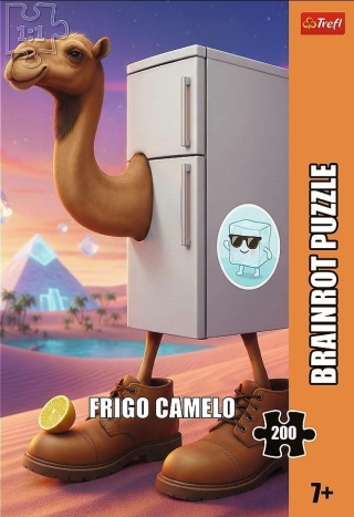 Puzzle 200 BrainRots Frigo Camelo TREFL