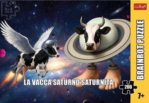 Puzzle 200 La Vacca Saturno Saturnita TREFL
