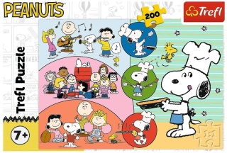 Puzzle 200 Snoopy i przyjaciele TREFL