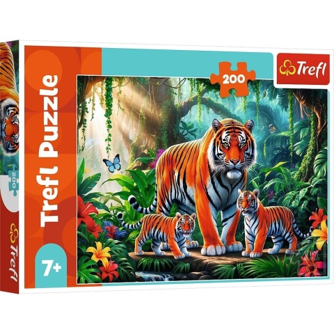 Puzzle 200 Tygrysie zwyczaje TREFL