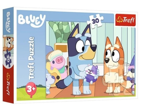 Puzzle 30 Z Bluey zawsze jest wesołoTREFL