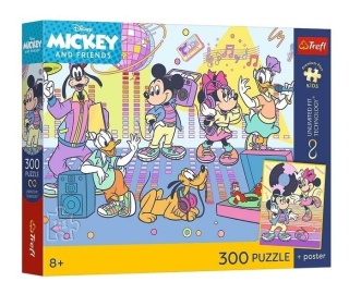 Puzzle 300 Disney przygoda + plakat TREFL