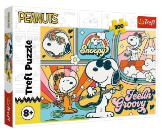 Puzzle 300 Zabawny świat Fistaszków TREFL