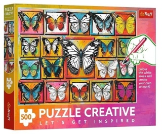 Puzzle 500 Kolekcja motyli TREFL