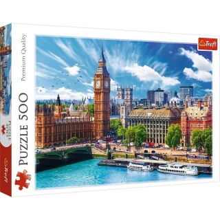 Puzzle 500 Słoneczny Londyn TREFL