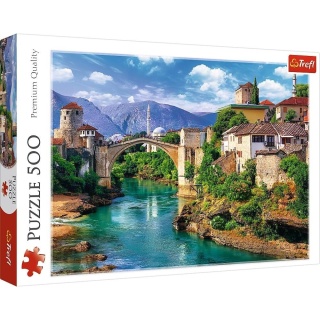 Puzzle 500 Stary most w Mostarze TREFL