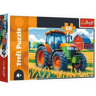 Puzzle 60 Pojazd rolnika TREFL