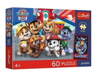 Puzzle 60 Psi Patrol + plakat TREFL