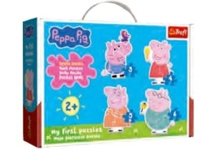 Puzzle Baby Classic - Mała świnka wśród przyjaciół