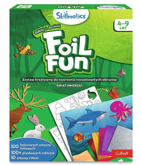 Zestaw Skillmatics Foil Fun Świat Zwierząt