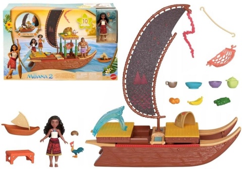 Figurki Disney Vaiana Wyprawa canoe