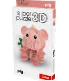 Puzzle 3D Czarny kotek TREFL