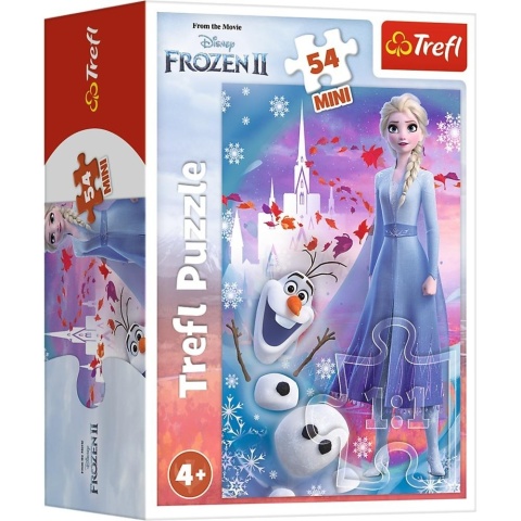Puzzle 54 mini W świecie Anny i Elsy 4 TREFL