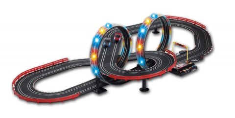 6-metrowy Tor wyścigowy dla dzieci 3-8 lat + Świetlne pętle 360 + 2 autka + Licznik okrążeń 6-metrowy Tor wyścigowy dla dzieci 3-8 lat + Świetlne pętle 360 + 2 autka + Licznik okrążeń