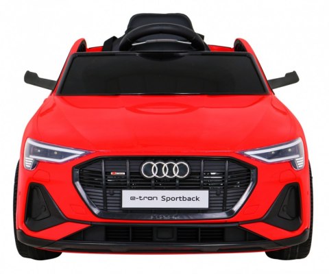 Audi E-Tron Sportback dla dzieci Czerwony + Pilot + Napęd 4x4 + Wolny Start + Radio MP3 + LED Audi E-Tron Sportback dla dzieci Czerwony + Pilot + Napęd 4x4 + Wolny Start + Radio MP3 + LED