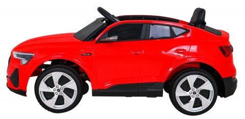 Audi E-Tron Sportback dla dzieci Czerwony + Pilot + Napęd 4x4 + Wolny Start + Radio MP3 + LED Audi E-Tron Sportback dla dzieci Czerwony + Pilot + Napęd 4x4 + Wolny Start + Radio MP3 + LED