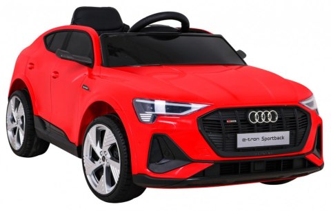 Audi E-Tron Sportback dla dzieci Czerwony + Pilot + Napęd 4x4 + Wolny Start + Radio MP3 + LED Audi E-Tron Sportback dla dzieci Czerwony + Pilot + Napęd 4x4 + Wolny Start + Radio MP3 + LED