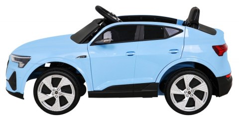 Audi E-Tron Sportback dla dzieci Niebieski + Pilot + Napęd 4x4 + Wolny Start + Radio MP3 + LED Audi E-Tron Sportback dla dzieci Niebieski + Pilot + Napęd 4x4 + Wolny Start + Radio MP3 + LED