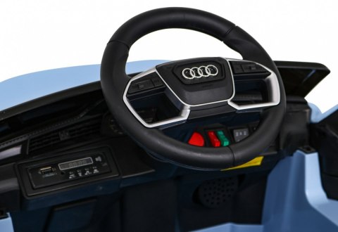 Audi E-Tron Sportback dla dzieci Niebieski + Pilot + Napęd 4x4 + Wolny Start + Radio MP3 + LED Audi E-Tron Sportback dla dzieci Niebieski + Pilot + Napęd 4x4 + Wolny Start + Radio MP3 + LED