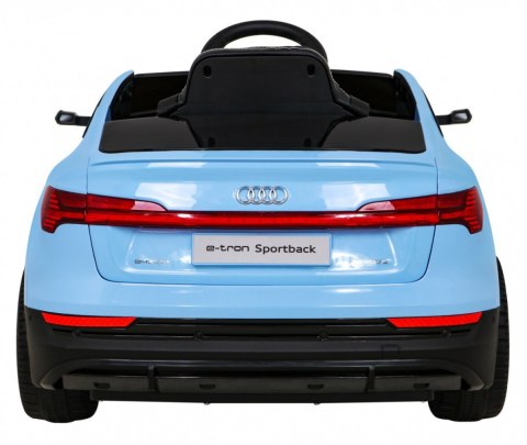 Audi E-Tron Sportback dla dzieci Niebieski + Pilot + Napęd 4x4 + Wolny Start + Radio MP3 + LED Audi E-Tron Sportback dla dzieci Niebieski + Pilot + Napęd 4x4 + Wolny Start + Radio MP3 + LED