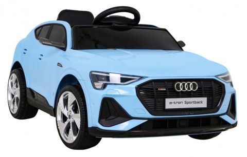 Audi E-Tron Sportback dla dzieci Niebieski + Pilot + Napęd 4x4 + Wolny Start + Radio MP3 + LED Audi E-Tron Sportback dla dzieci Niebieski + Pilot + Napęd 4x4 + Wolny Start + Radio MP3 + LED