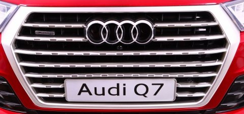 Audi Q7 Quattro S-Line na akumulator Czerwony + Pilot + Wolny Start + EVA + Radio MP3 LED Audi Q7 Quattro S-Line na akumulator Czerwony + Pilot + Wolny Start + EVA + Radio MP3 LED