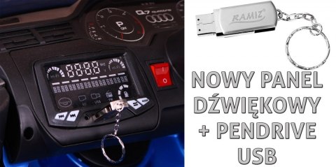 Audi Q7 Quattro S-Line na akumulator Czerwony + Pilot + Wolny Start + EVA + Radio MP3 LED Audi Q7 Quattro S-Line na akumulator Czerwony + Pilot + Wolny Start + EVA + Radio MP3 LED