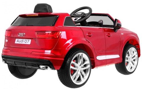 Audi Q7 Quattro S-Line na akumulator Lakier Czerwony + Pilot + Wolny Start + EVA + Radio MP3 Audi Q7 Quattro S-Line na akumulator Lakier Czerwony + Pilot + Wolny Start + EVA + Radio MP3