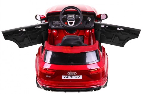 Audi Q7 Quattro S-Line na akumulator Lakier Czerwony + Pilot + Wolny Start + EVA + Radio MP3 Audi Q7 Quattro S-Line na akumulator Lakier Czerwony + Pilot + Wolny Start + EVA + Radio MP3
