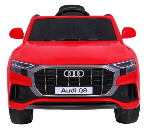 Audi Q8 Lift na akumulator dla dzieci Czerwony + Pilot + EVA + Wolny Start + MP3 USB + LED Audi Q8 Lift na akumulator dla dzieci Czerwony + Pilot + EVA + Wolny Start + MP3 USB + LED