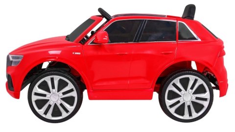 Audi Q8 Lift na akumulator dla dzieci Czerwony + Pilot + EVA + Wolny Start + MP3 USB + LED Audi Q8 Lift na akumulator dla dzieci Czerwony + Pilot + EVA + Wolny Start + MP3 USB + LED