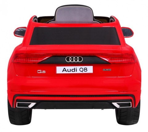 Audi Q8 Lift na akumulator dla dzieci Czerwony + Pilot + EVA + Wolny Start + MP3 USB + LED Audi Q8 Lift na akumulator dla dzieci Czerwony + Pilot + EVA + Wolny Start + MP3 USB + LED