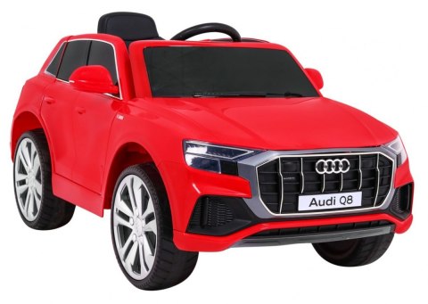 Audi Q8 Lift na akumulator dla dzieci Czerwony + Pilot + EVA + Wolny Start + MP3 USB + LED Audi Q8 Lift na akumulator dla dzieci Czerwony + Pilot + EVA + Wolny Start + MP3 USB + LED