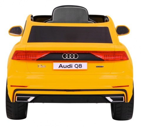 Audi Q8 Lift na akumulator dla dzieci Żółty + Pilot + EVA + Wolny Start + MP3 USB + LED Audi Q8 Lift na akumulator dla dzieci Żółty + Pilot + EVA + Wolny Start + MP3 USB + LED