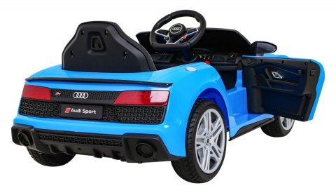 Audi R8 LIFT Samochodzik na akumulator Niebieski + Pilot + Koła EVA + MP3 + LED Audi R8 LIFT Samochodzik na akumulator Niebieski + Pilot + Koła EVA + MP3 + LED
