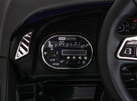 Audi R8 na akumulator dla dzieci Czarny + Pilot + EVA + Wolny Start + MP3 LED Audi R8 na akumulator dla dzieci Czarny + Pilot + EVA + Wolny Start + MP3 LED