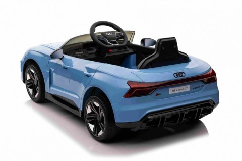 Audi RS E-Tron GT na akumulator Niebieski + Pilot + Napęd 4x4 + Radio MP3 + LED + EVA Audi RS E-Tron GT na akumulator Niebieski + Pilot + Napęd 4x4 + Radio MP3 + LED + EVA