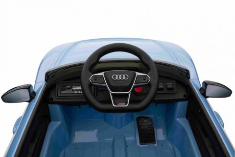 Audi RS E-Tron GT na akumulator Niebieski + Pilot + Napęd 4x4 + Radio MP3 + LED + EVA Audi RS E-Tron GT na akumulator Niebieski + Pilot + Napęd 4x4 + Radio MP3 + LED + EVA