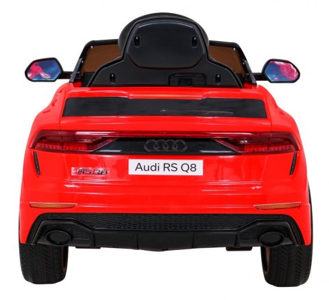 Audi RS Q8 Autko na akumulator Czerwony + Pilot + Wolny Start + EVA + LED + MP3 USB Audi RS Q8 Autko na akumulator Czerwony + Pilot + Wolny Start + EVA + LED + MP3 USB
