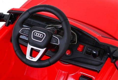 Audi RS Q8 Autko na akumulator Czerwony + Pilot + Wolny Start + EVA + LED + MP3 USB Audi RS Q8 Autko na akumulator Czerwony + Pilot + Wolny Start + EVA + LED + MP3 USB