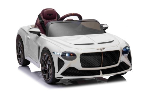 Autko Bentley Bacalar na akumulator dla dzieci Biały + Pilot + EVA + Wolny Start + Audio LED Autko Bentley Bacalar na akumulator dla dzieci Biały + Pilot + EVA + Wolny Start + Audio LED
