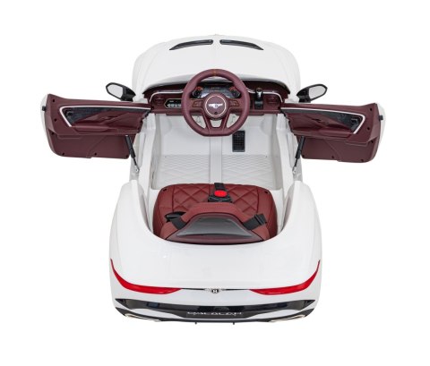 Autko Bentley Bacalar na akumulator dla dzieci Biały + Pilot + EVA + Wolny Start + Audio LED Autko Bentley Bacalar na akumulator dla dzieci Biały + Pilot + EVA + Wolny Start + Audio LED