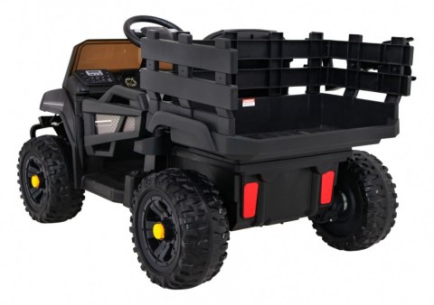 Autko Farmer Pick-up dla dzieci Czarny + Pilot + Bagażnik + Łopatka + EVA + MP3 LED Autko Farmer Pick-up dla dzieci Czarny + Pilot + Bagażnik + Łopatka + EVA + MP3 LED