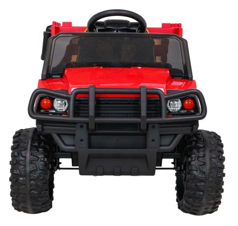 Autko Farmer Pick-up dla dzieci Czerwony + Pilot + Bagażnik + Łopatka + EVA + MP3 LED Autko Farmer Pick-up dla dzieci Czerwony + Pilot + Bagażnik + Łopatka + EVA + MP3 LED