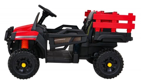 Autko Farmer Pick-up dla dzieci Czerwony + Pilot + Bagażnik + Łopatka + EVA + MP3 LED Autko Farmer Pick-up dla dzieci Czerwony + Pilot + Bagażnik + Łopatka + EVA + MP3 LED