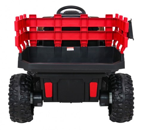 Autko Farmer Pick-up dla dzieci Czerwony + Pilot + Bagażnik + Łopatka + EVA + MP3 LED Autko Farmer Pick-up dla dzieci Czerwony + Pilot + Bagażnik + Łopatka + EVA + MP3 LED