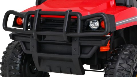 Autko Farmer Pick-up dla dzieci Czerwony + Pilot + Bagażnik + Łopatka + EVA + MP3 LED Autko Farmer Pick-up dla dzieci Czerwony + Pilot + Bagażnik + Łopatka + EVA + MP3 LED
