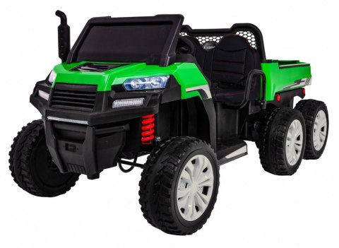Autko Farmer Truck dla 2 dzieci Zielony + Napęd 4x4 + Pilot + Kiper + Audio LED Autko Farmer Truck dla 2 dzieci Zielony + Napęd 4x4 + Pilot + Kiper + Audio LED