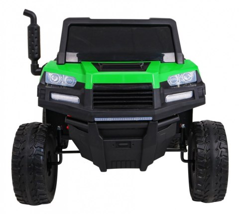 Autko Farmer Truck dla 2 dzieci Zielony + Napęd 4x4 + Pilot + Kiper + Audio LED Autko Farmer Truck dla 2 dzieci Zielony + Napęd 4x4 + Pilot + Kiper + Audio LED