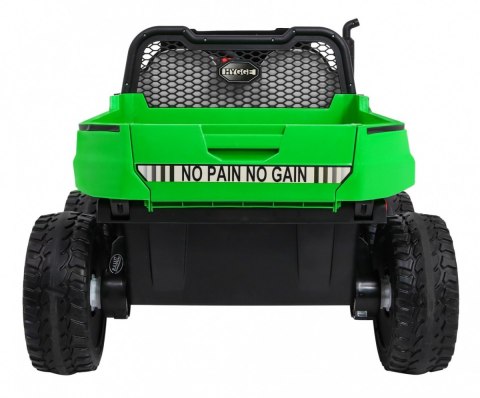 Autko Farmer Truck dla 2 dzieci Zielony + Napęd 4x4 + Pilot + Kiper + Audio LED Autko Farmer Truck dla 2 dzieci Zielony + Napęd 4x4 + Pilot + Kiper + Audio LED
